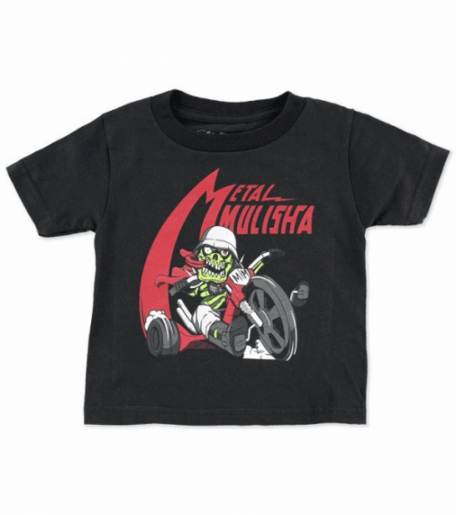 Metal Mulisha Wheel Infant T-Shirt Svart